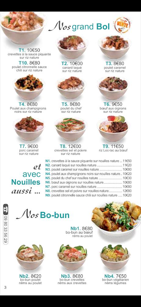 DELICES DE HONG KONG TRAITEUR ASIATIQUE - Menu Image 2